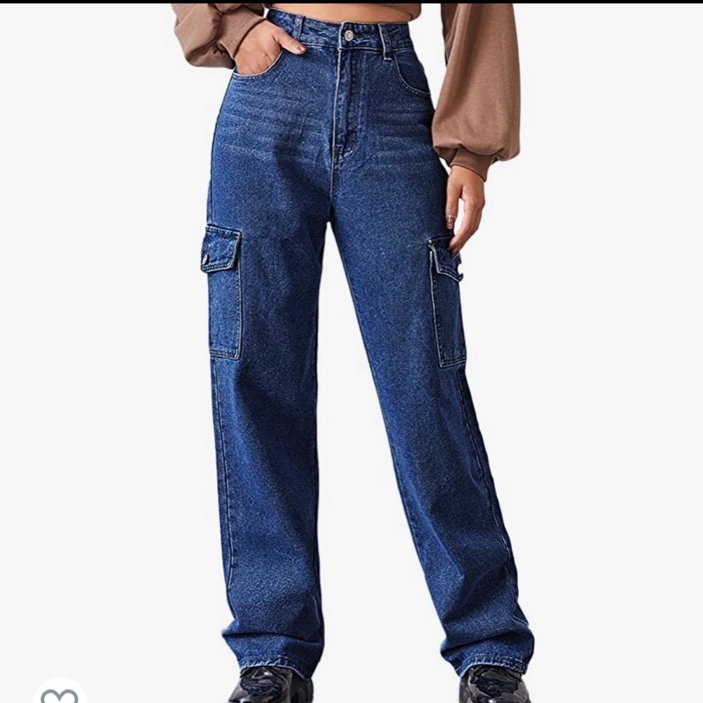 90s Baggy High-Waisted Jeans (NWOT)